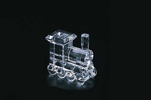 Large Crystal Train Engine