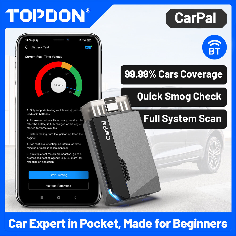 CarPal -E ——TOPDON Car OBD2 Scanner Full System Diagnostic Tool