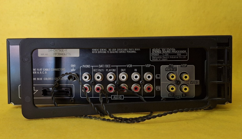 Technics SH-CH750 Stereo Sound Processor DSP Sound Field Processing unit Working