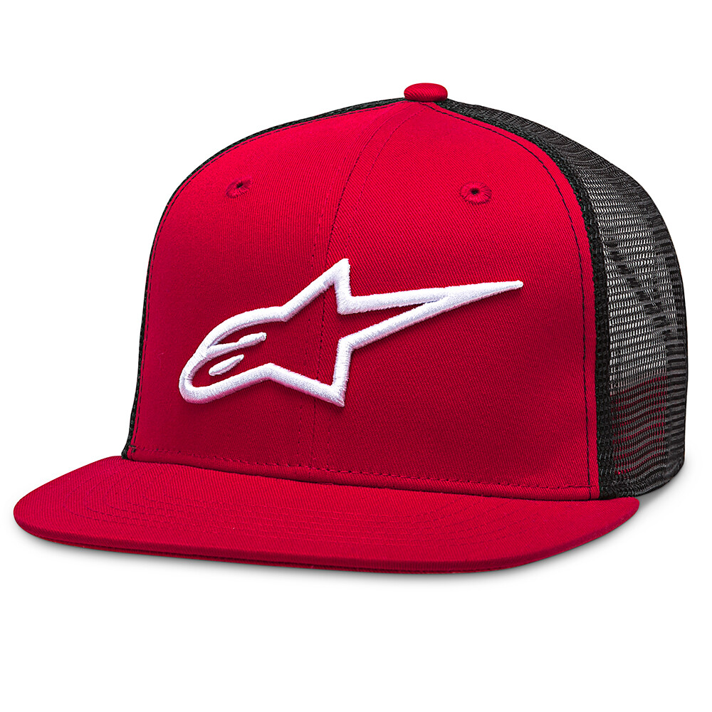 Corp Trucker Red Black