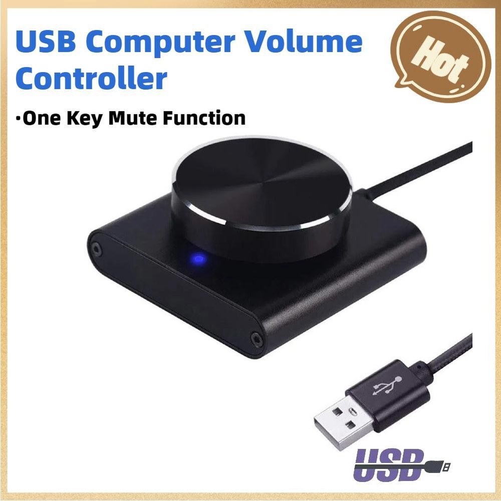 USB Volume Control Lossless PC Computer Speaker Volume Controller Knob1961