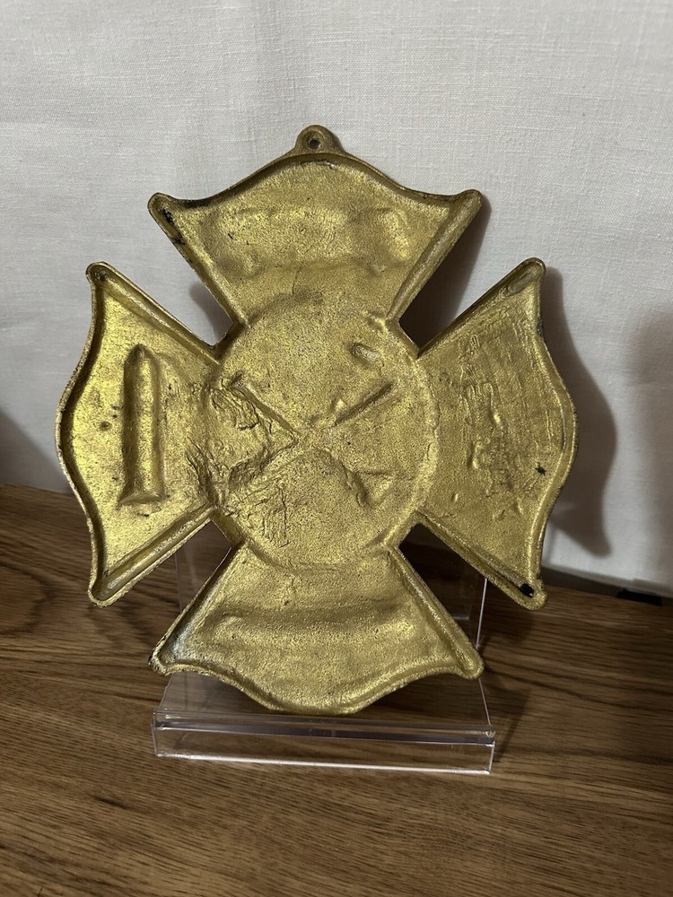 Brass Fireman’s Logo, Hangable