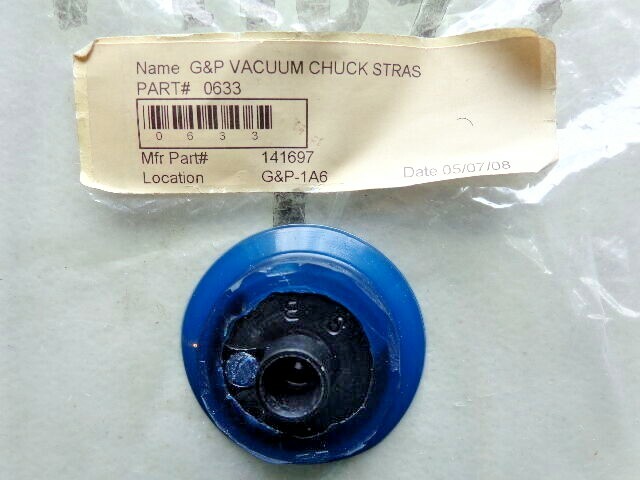 G & P VACUUM CHUCK STRAS 0633 141697