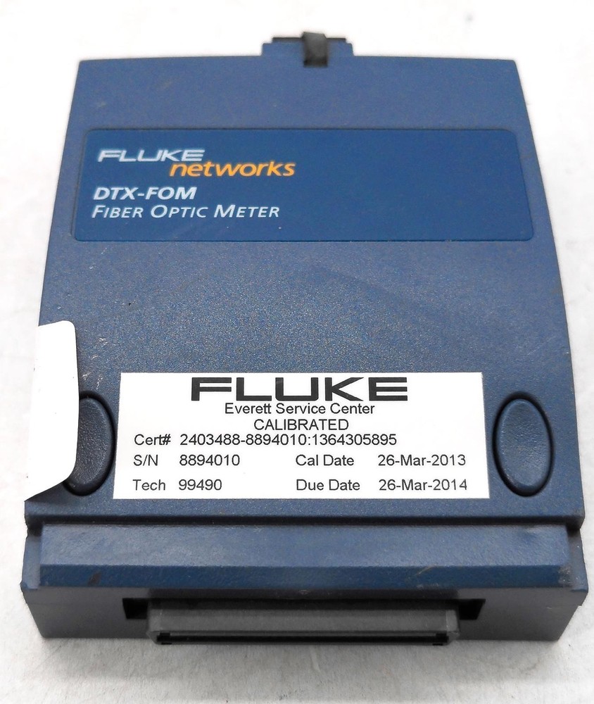 FLUKE NETWORKS DTX-FOM FIBER OPTIC METER