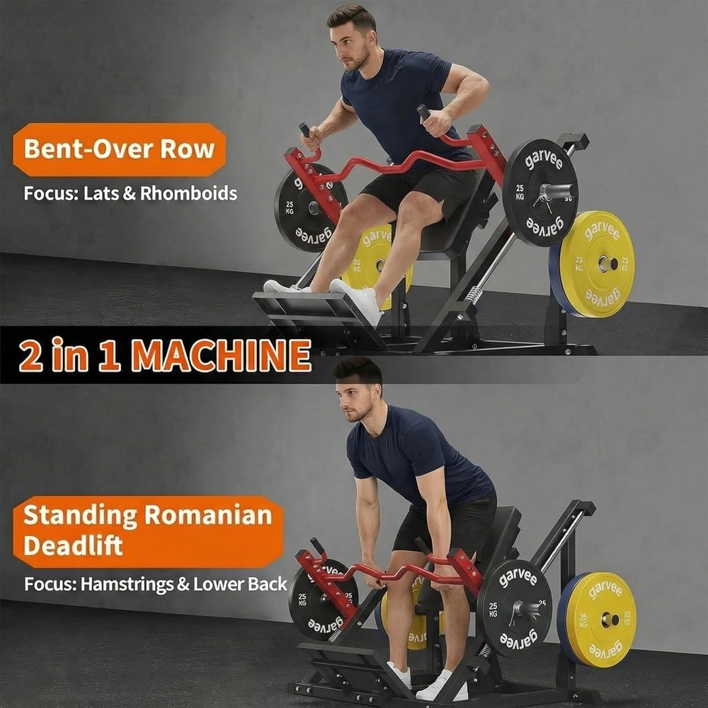Linear Row Machine Home Gym Back Row Machine with Linear Bearing LAT Training