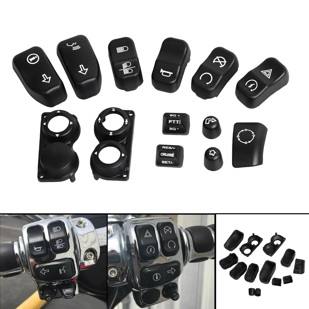Control Switch Housing Button Cap For Harley Road Electra Glide FLHTCU FLHTK