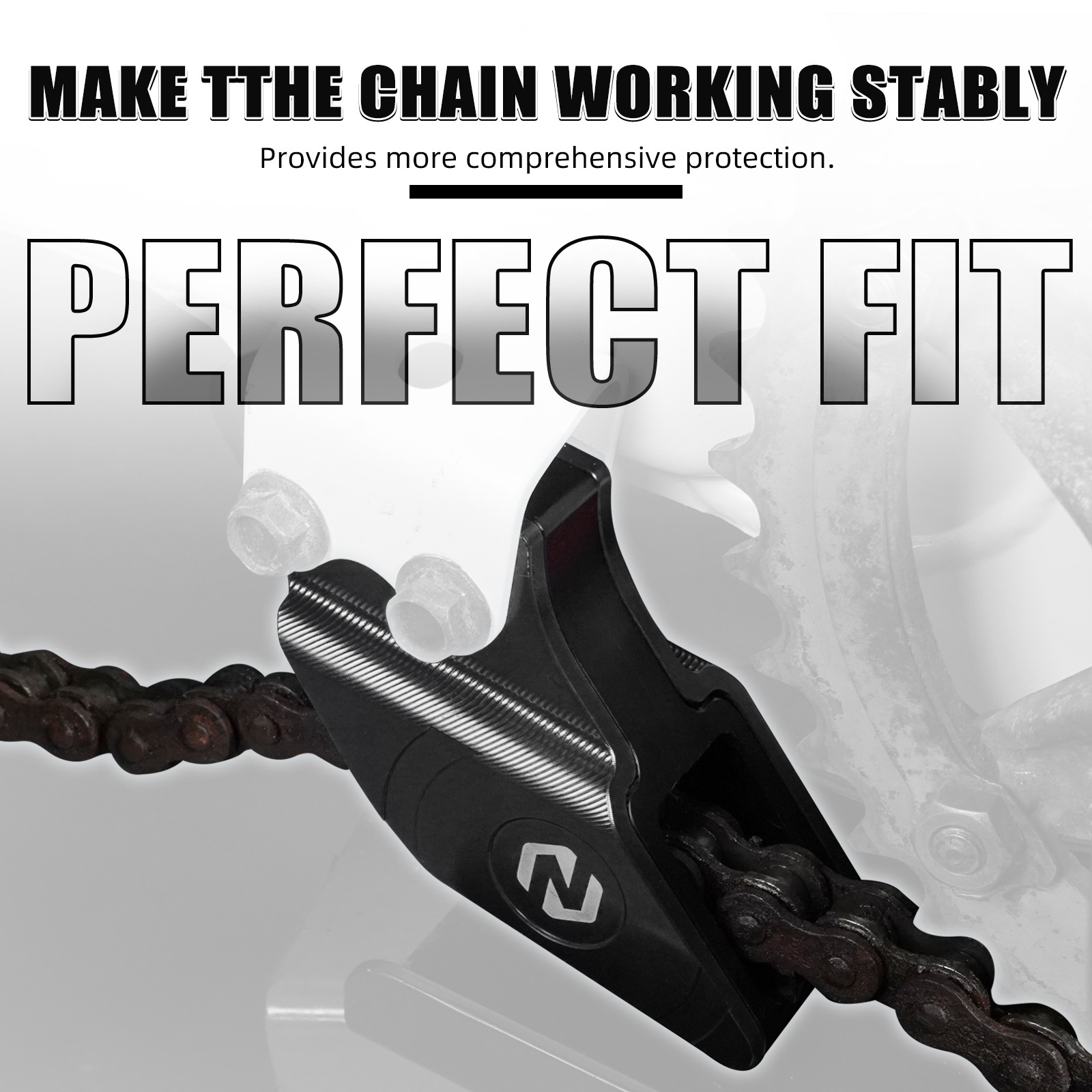 NICECNC Rear Chain Guide Chain Silder For Yamaha RAPTOR 350 #38W-22199-00-00