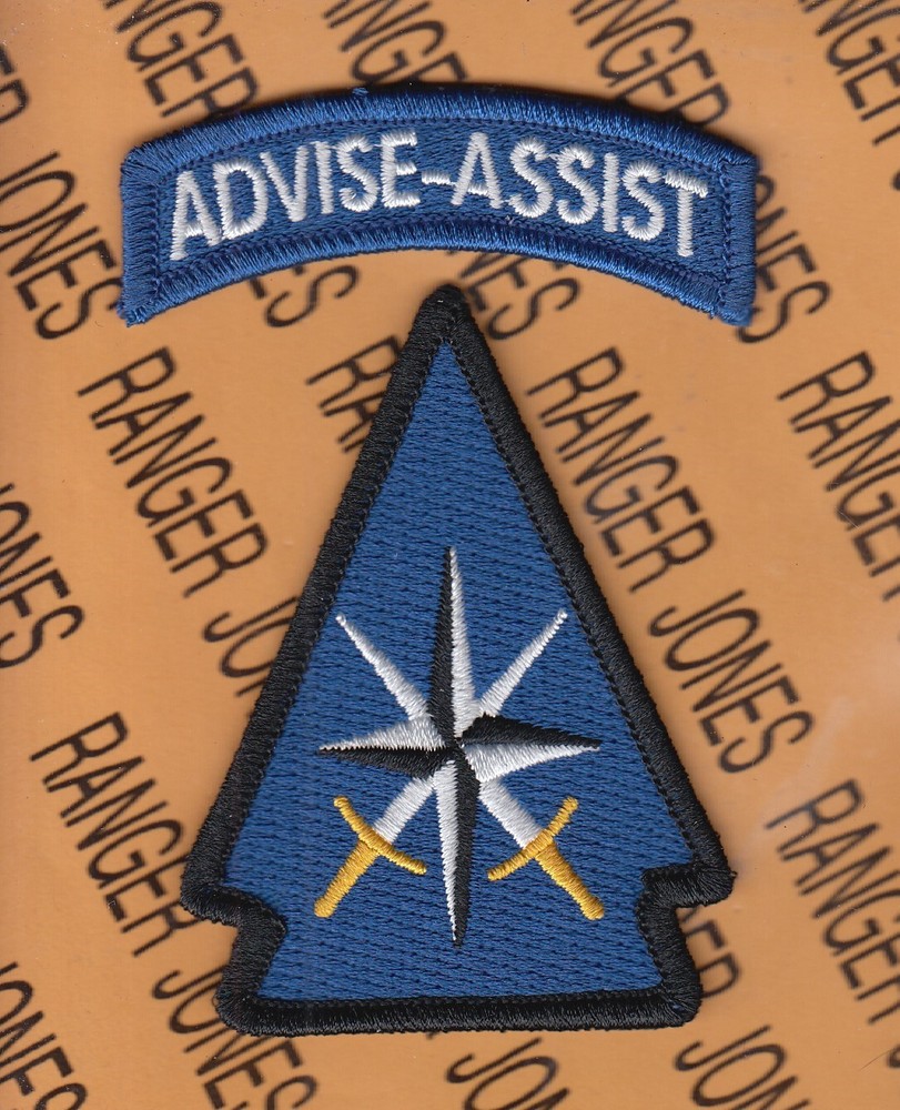 US Army Military Advisory Training Assistance Command ~3.75" patch tab set m/e