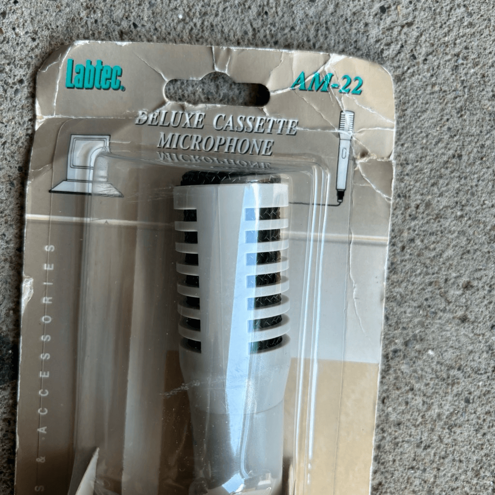 Labtec AM-22 Deluxe Cassette Microphone *New*
