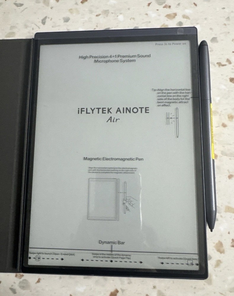 iFLYTEK AINOTE Air 2 8.2" AI Note-Taking Tablet Writing Paper Tablets Notebook