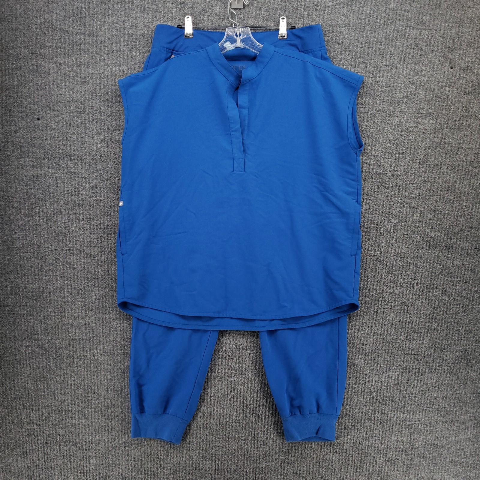 Figs Scrub Uniform Set Womens M Medium Blue Rafaela Jogger Technical Collection
