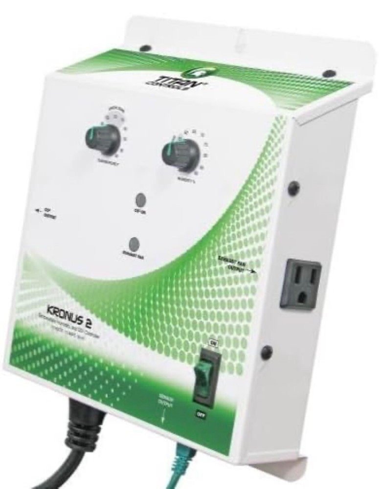 titan controls kronus 2 Temperature Humidity And Co2 Controller Grow Equip