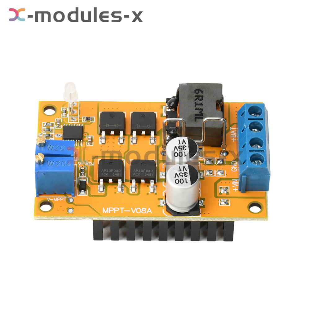 5A 100W MPPT Solar Panel Regulator Controller Battery Charging DC 8-28V Switch