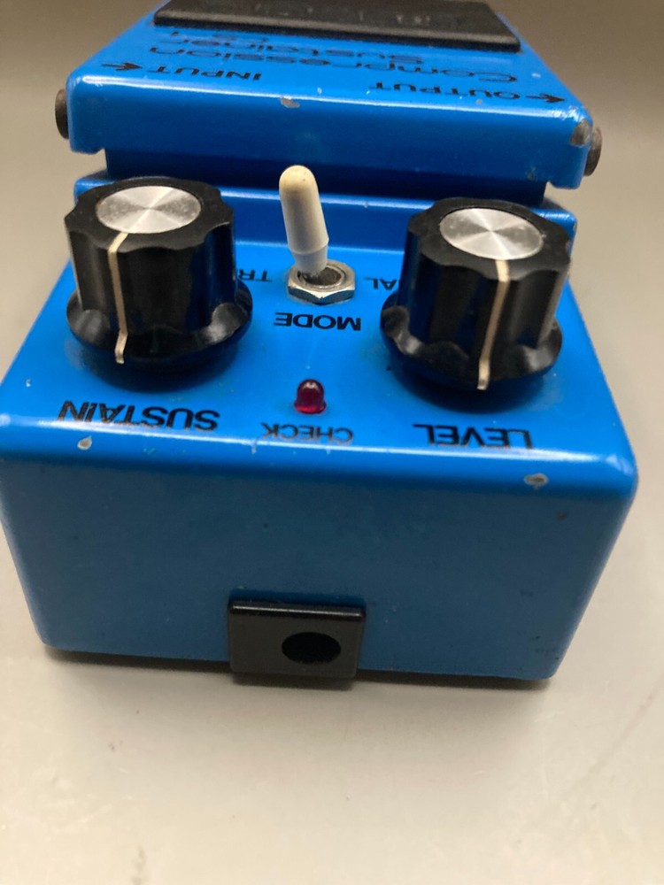 BOSS CS-1 Compression Sustainer Made in Japan Silver Screw Compressor Tested