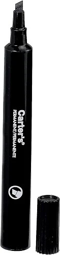 Carter's 27178 Large Desk Style Permanent Marker Chisel Tip, Black, Dozen