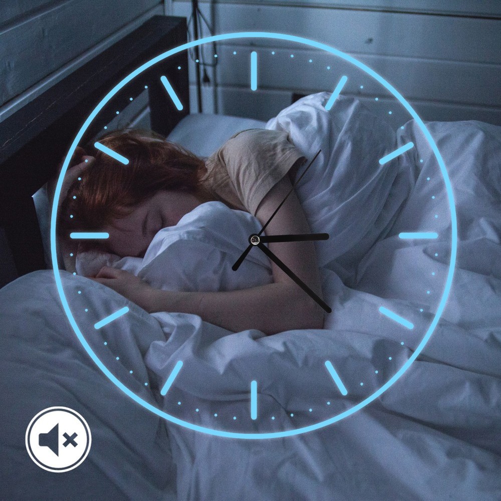 Wall Clock Movement Kit with Plastic Clock Hands and Mute Mechanism Replacement