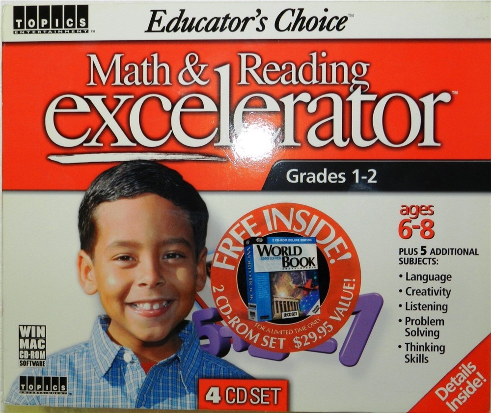 MATH & READING EXCELERATOR ( CS-327 ) Grades 1-2 Never Used