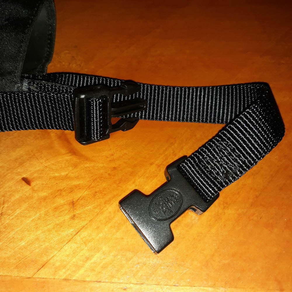 Black Pet Adjustable Dog Muzzle Fabric Nylon Comfortable Soft No Bark Bite Chew