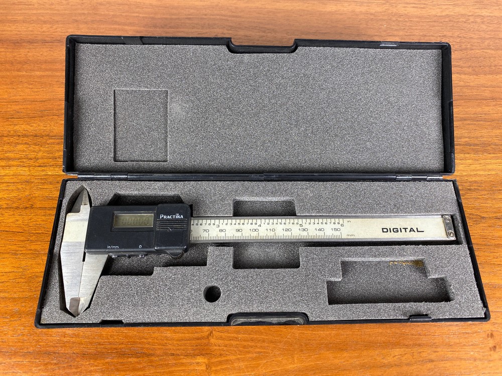 Practika Digital Micrometer Caliper 6” Model PDC-150 Used With Case