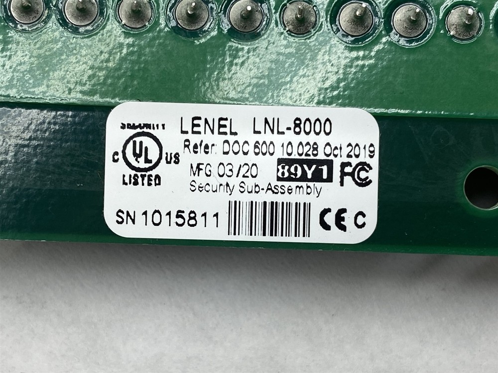 LENEL LNL-8000 Star Multiplexer Module 8-Channel 12VDC DOC-600