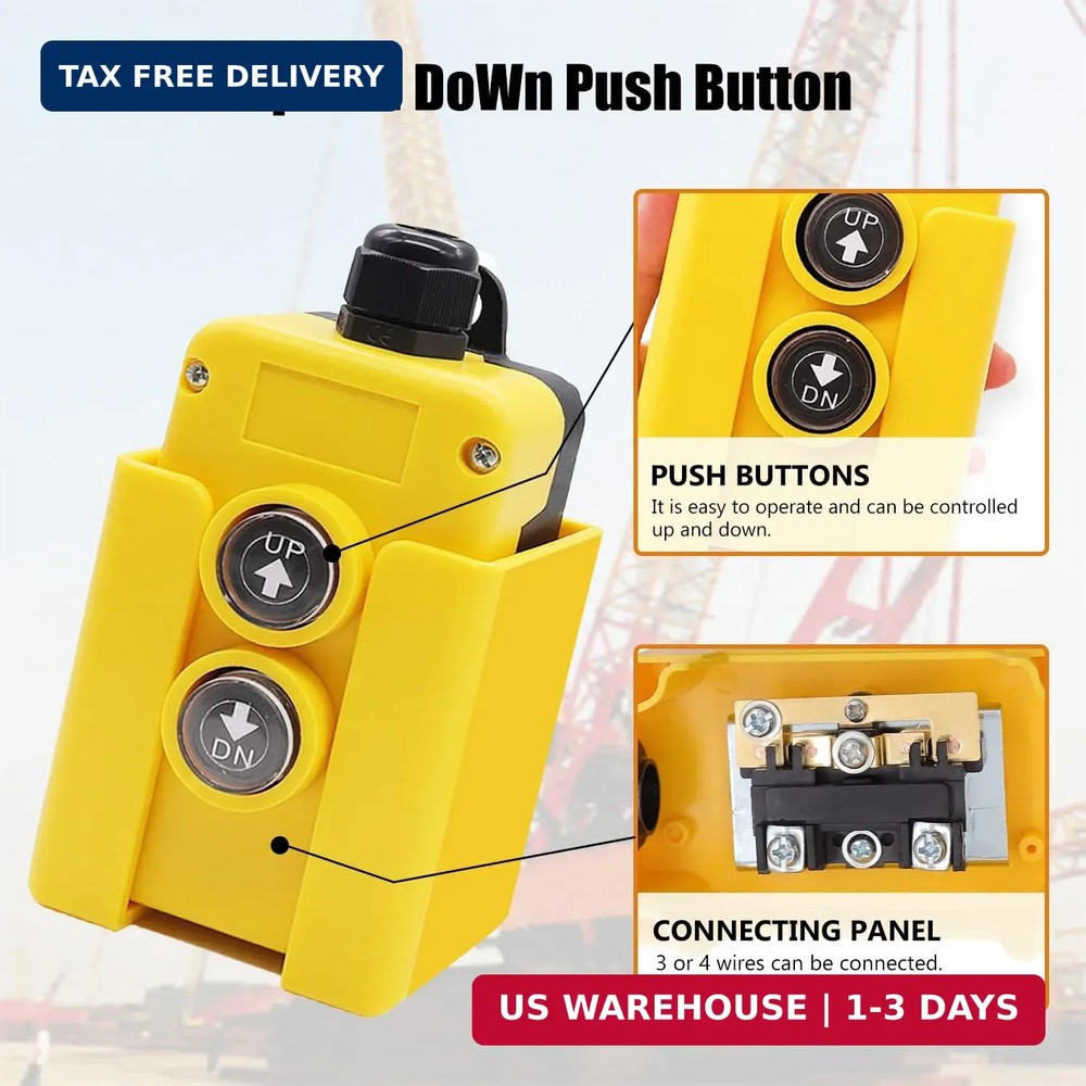 mankk 4 Wire Dump Trailer Remote Control Switch 12V DC Up Down Control Switch Do