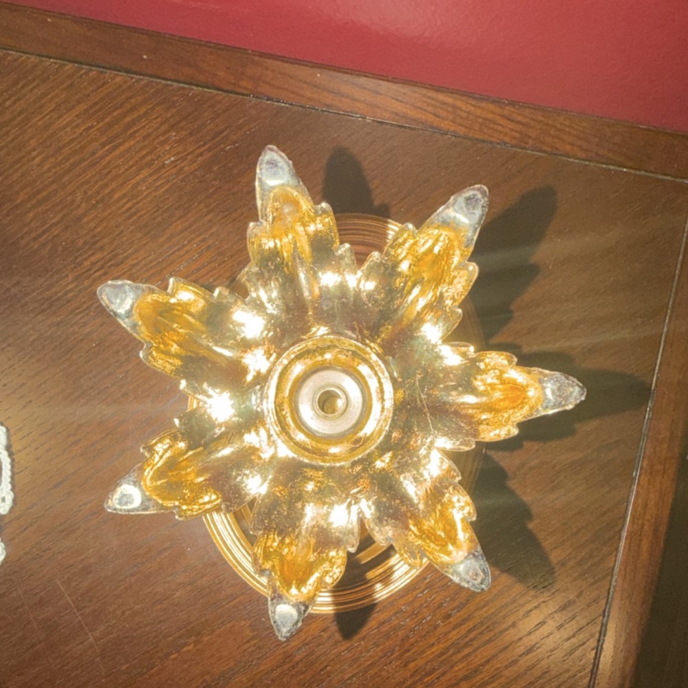 Silver Plated Decorative Bowl with Ornate Base