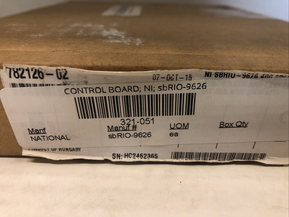 New-Open Box,BROKEN SEAL,National Instruments sbRIO-9626,Single Board Controller