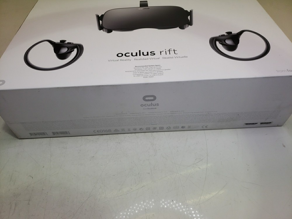 Oculus Rift Virtual Reality Headset HM-A with Controllers Sensors - Open Box