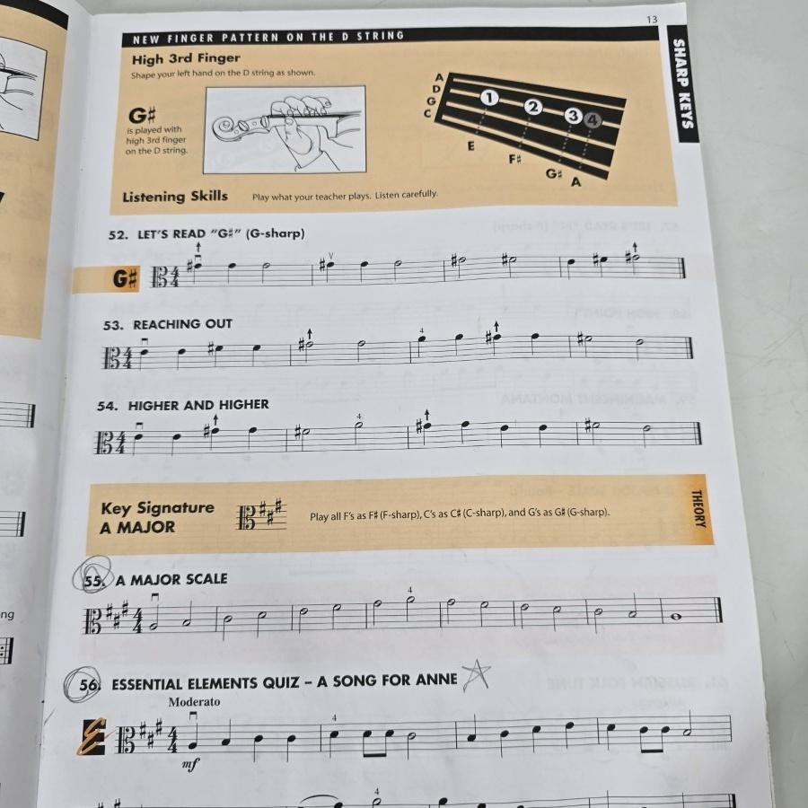 Essential Elements For Strings Viola Book 2 Hal Leonard Workbook 2004 Music