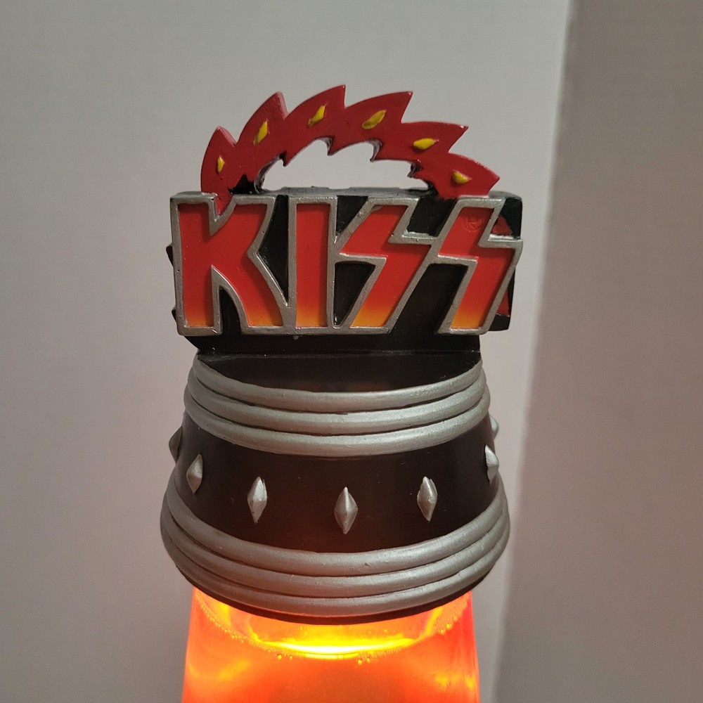 KISS Lava Lamp - 1999 Vintage Rock Band Rare Limited Edition Spencers
