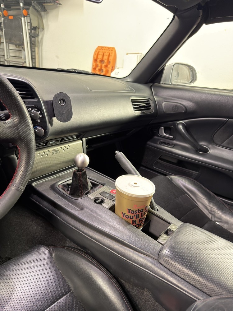 Upgraded Honda S2000 AP2 Modular Cup Holder Insert and Divider for Large Cups