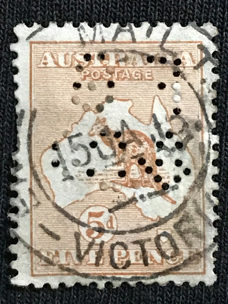 Australia SC #7 Used Perf In 1913