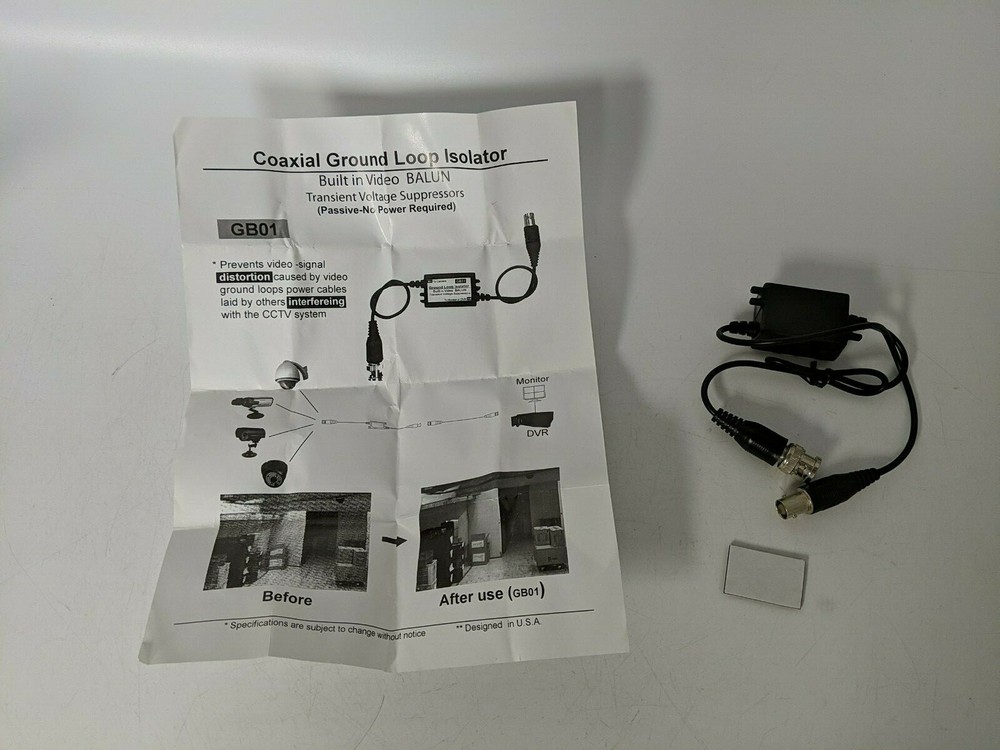 COAXIAL GROUND LOOP ISOLATOR GB01