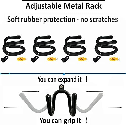 Pmsanzay 4Pack Mini Wall-Mounted Sword Stand Display Rack,Sword Holder,Sword