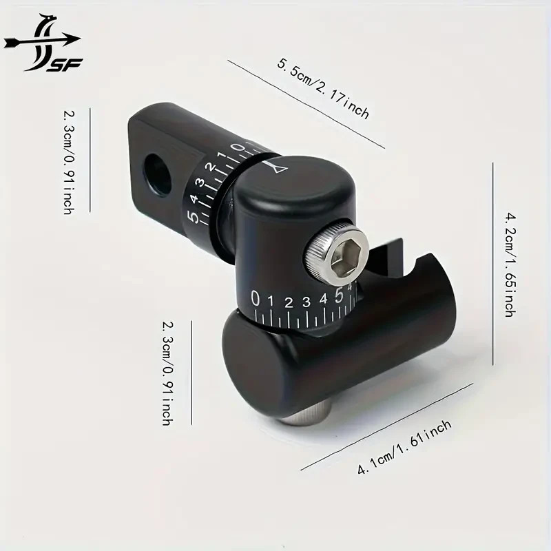 GQT Archery V Bar Single Side Stabilizer Adjustable Connector Bow Hunting