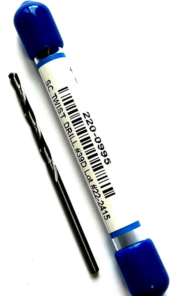 #39 SOLID CARBIDE JOBBERS LENGTH DRILL - OSG 220-0995