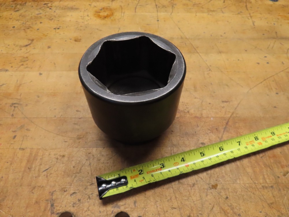 Grey pneumatic 4096R 3" 6-point impact socket 1" dr