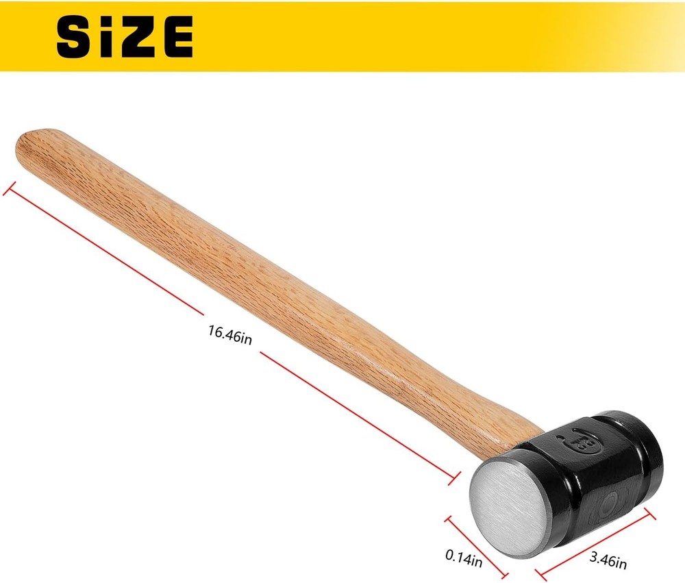 36oz Double Faced Rounding Hammer Blacksmith Farrier Tool