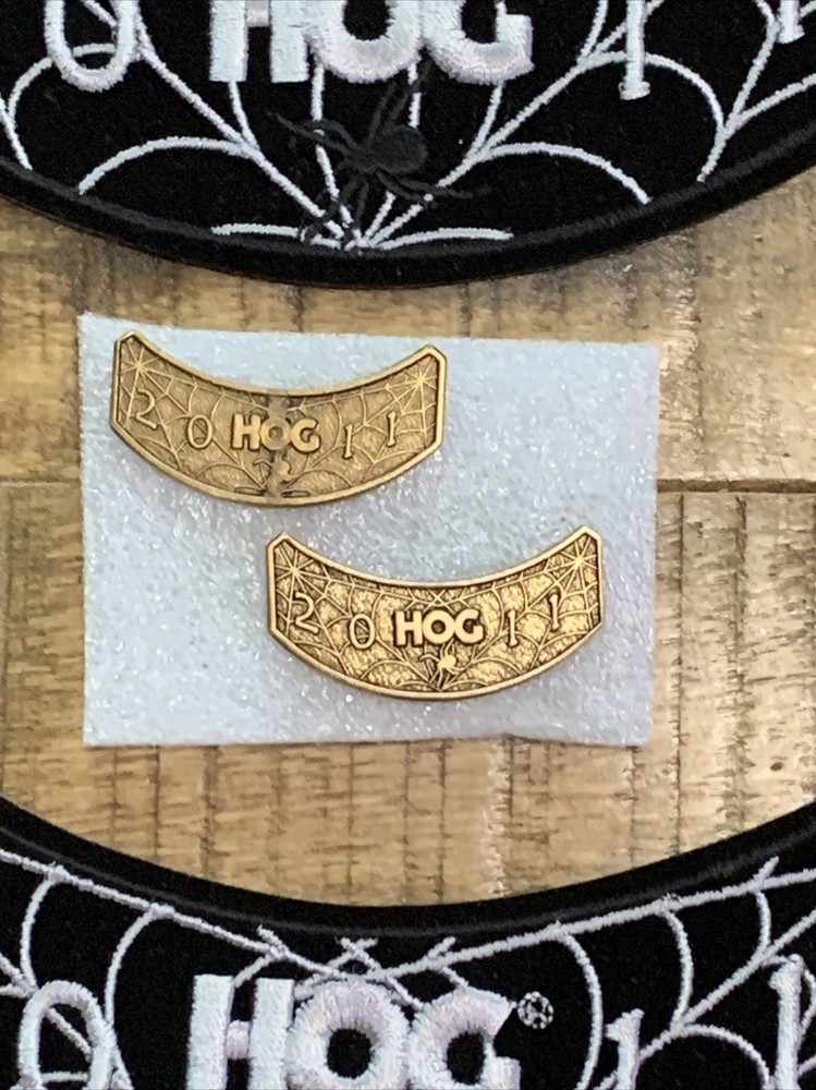 Harley Davidson Patches & Pin Backs 2011 Hog