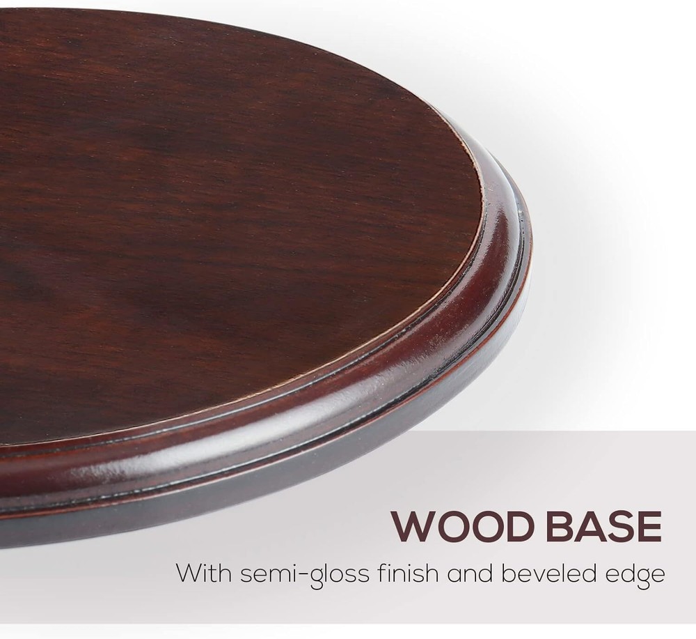 Wood Oval Base-Hand Casting Structure Base DIY Crafts Keepsake Display Art Ex...