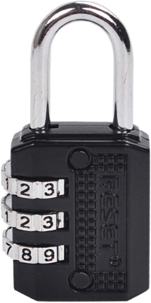 -071 3 Digit Small Combination Lock Tiny Padlock for Mini Locker, Travel Padock,