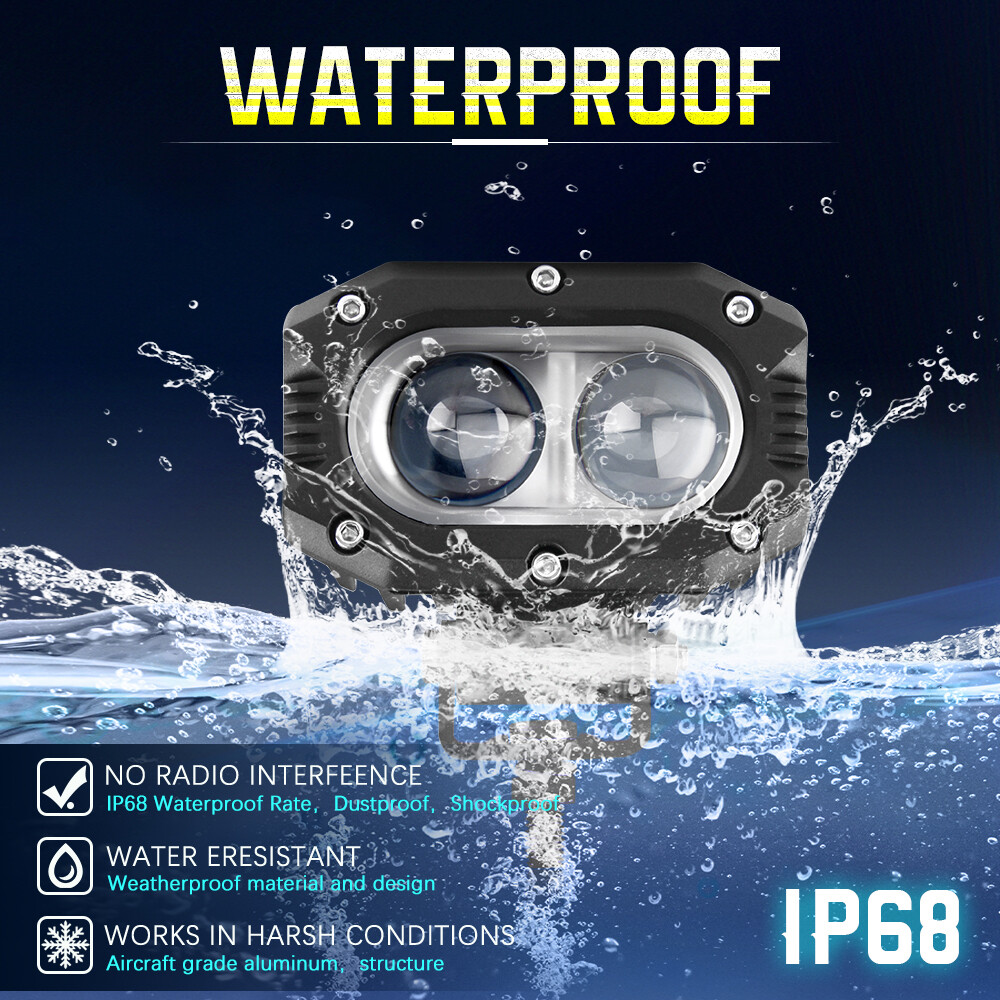 For Can-Am Maverick X3 Roof Strobe 50inch +7" LED Light Bar +4" Pods + Wires Kit