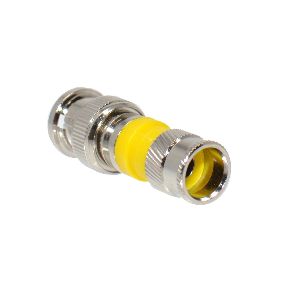 15 pack BNC Compression Connector Adapter for RG6 Coax Cable Quad Shield CCTV