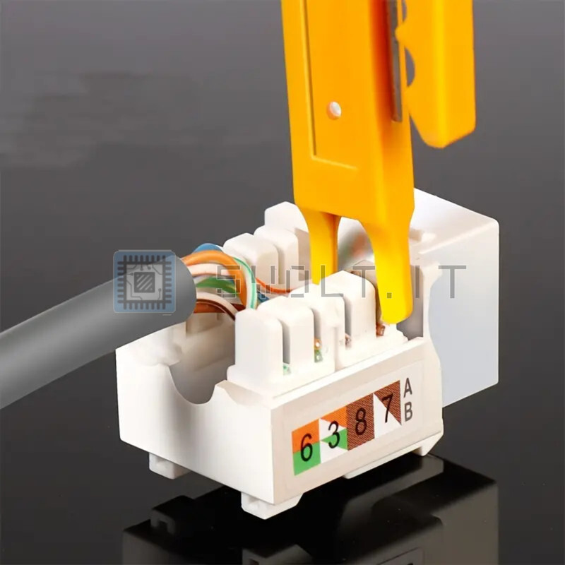 Mini Yellow Wire Remover Knife Punching Electrical Wire Cables