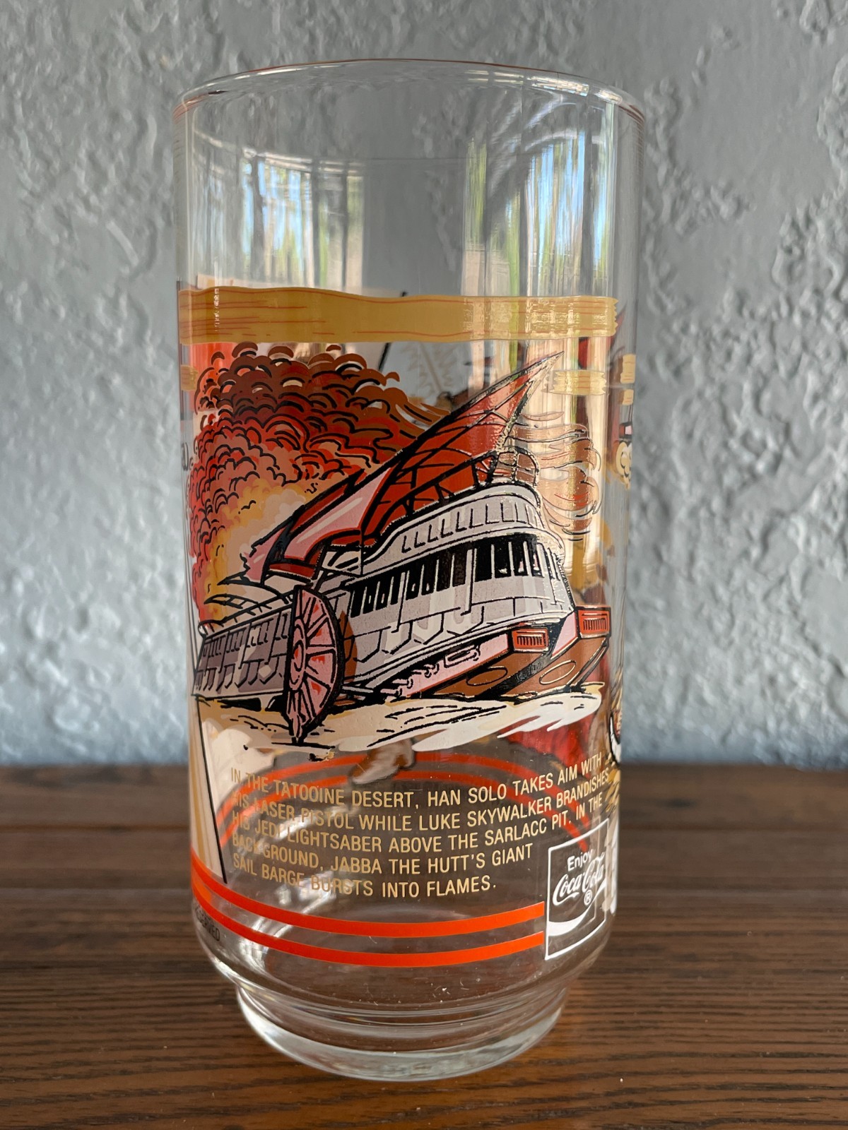 1983 Star Wars Return of the Jedi Burger King Drinking Glasses - Set of 4