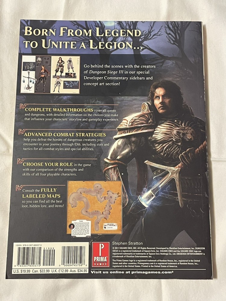Dungeon Siege 3 Prima Official Game Guide