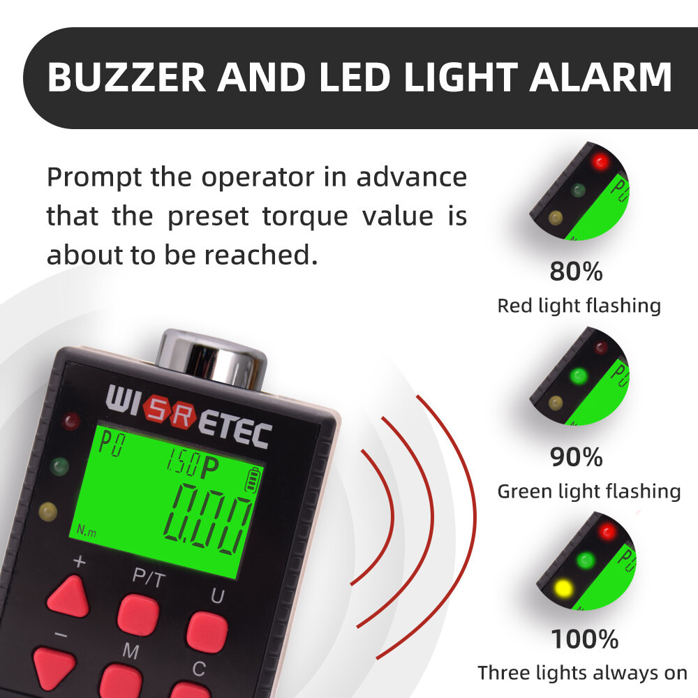 Digital Torque Meter Digital Backlight Display Torque Tester Two Q9J0