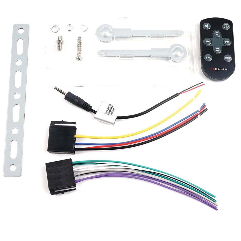 Nakamichi NQ822B 1-DIN CD/MP3/USB Car Stereo in-Dash Receiver with Bluetooth New