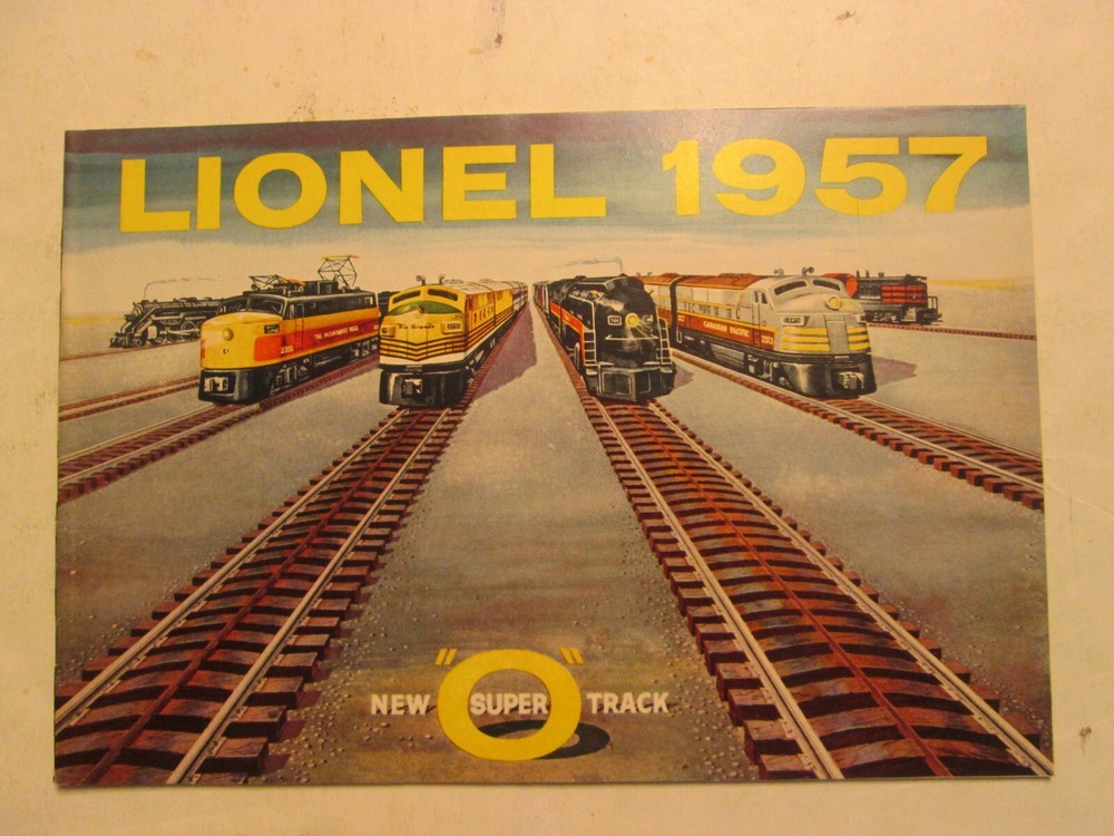 Lionel Model Train Catalog 1957