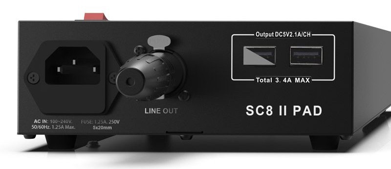 Eliminator Lighting ADJ SC8 II PAD SYSTEM Analog Lighting Controller+DMX Cable